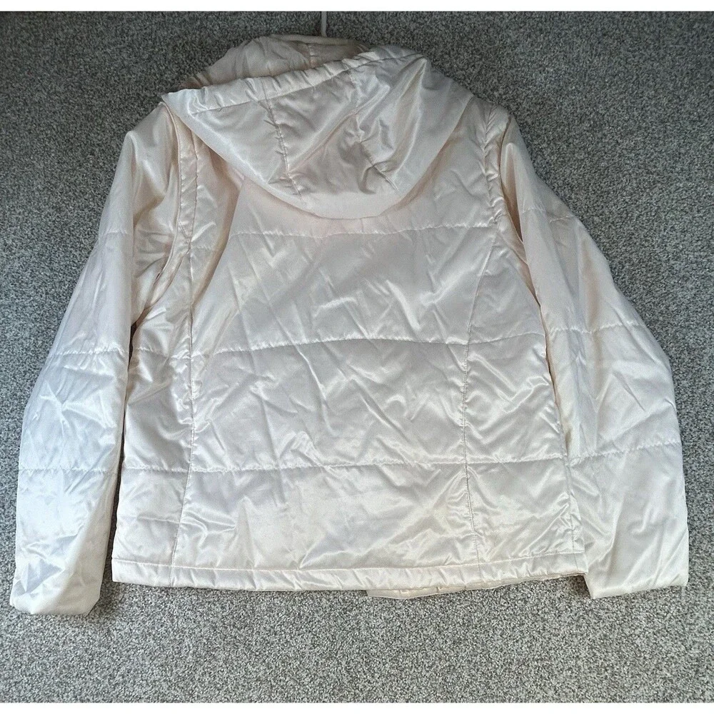 Nike Puffer‎ Jacket Vest Size 16/18 XL Youth Pink Removable Sleeves